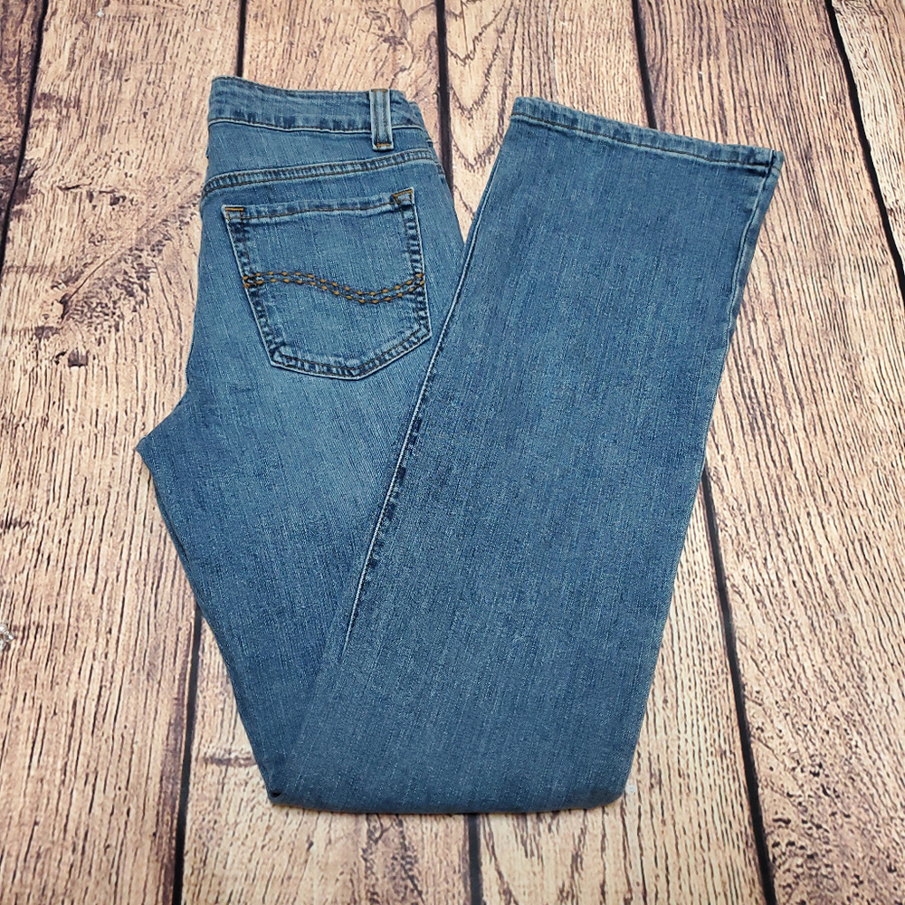 NFL Cheerleader Bootcut Jeans Size 2L |  Patriots